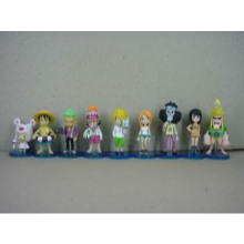 One piece figure dolls(9pcs a set)