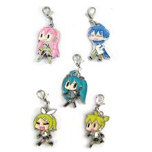 Hatsune Miku key chains set