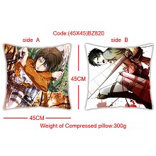 Attack on Titan double side pillow(45X45)BZ820