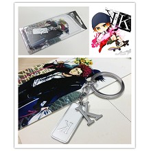 K anime key chain(white)