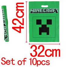 Minecraft shopping bags(10pcs)
