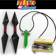 Naruto cos weapons + necklace
