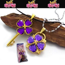 Shugo Chara lovers necklaces(purple)