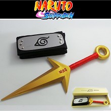 Naruto cos headband+weapon