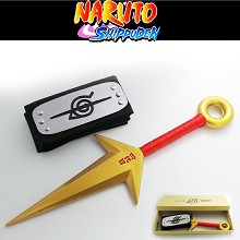 Naruto cos headband+weapon