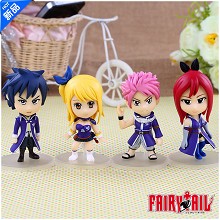 Fairy Tail figures set(4pcs a set)