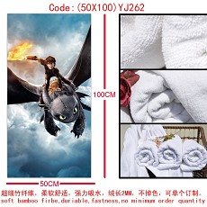 How to Train Your Dragon bath towel(50X100)YJ262