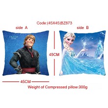 Frozen two-sided pillow(45X45)BZ873
