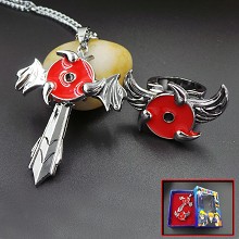 Naruto necklace+ring