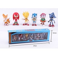 Sonic The Hedgehog figures set(6pcs a set)