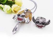 Tokyo ghoul necklace+ring