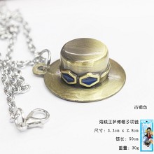 One Piece Sabo hat necklace