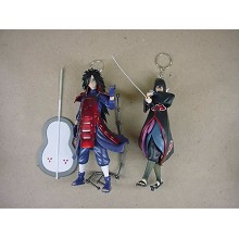 Naruto anime figure key chains set(2pcs a set)