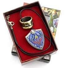 The Legends of Zelda pin+ring a set