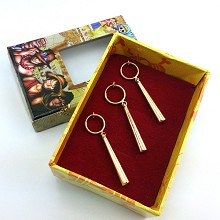 One Piece Zoro anime cos earrings a set