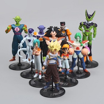 Dragon ball anime figures set(10pcs a set)(OPP bag)
