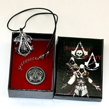 Assassin's Creed necklace+brooch