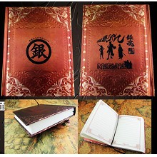 Gintama anime hard cover notebook(120pages)