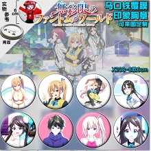 Musaigen no Phantom World anime brooch pins(8pcs a...