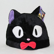 The black cat plush hat