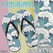 The anime slippers shoes a pair