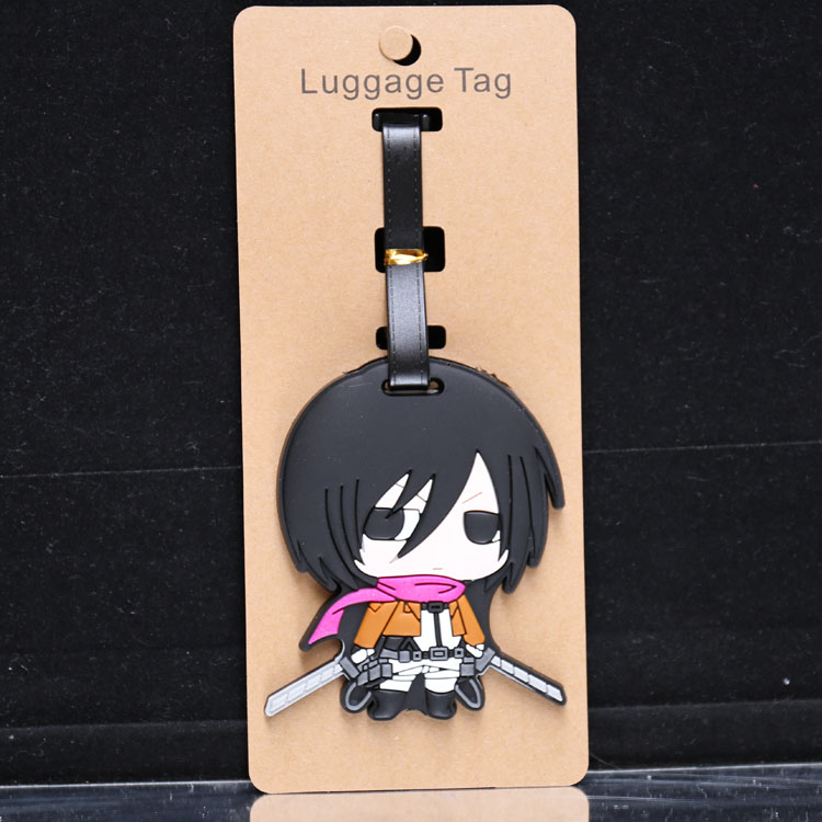 anime luggage tag