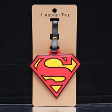 Super Man anime luggage tag