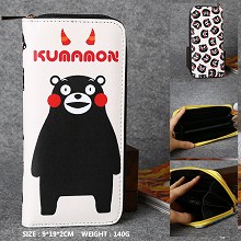 Kumamon anime long wallet