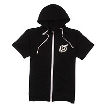 Naruto anime cotton short sleeve hoodie