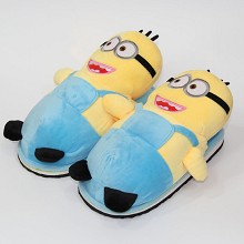 Despicable Me anime plush shoes slippers a pair