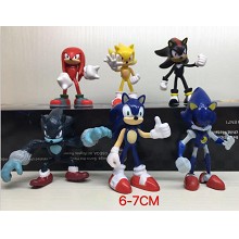 Sonic The Hedgehog anime figures set(5pcs a set)