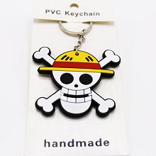 One Piece anime two-sided key chain