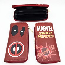 Cartoon Hero Deadpool long wallet