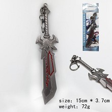 Hero Moba cos weapon knife key chain