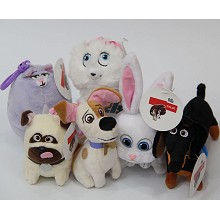 4.8inches The Secret Life of Pets anime plush doll...