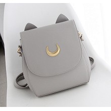 Sailor Moon anime satchel shoulder bag(gray)