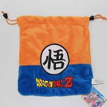 Dragon Ball anime plush drawstring bag