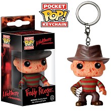 Funko-POP a Nightmare on Elm Street Freddy Krueger figure doll key chain