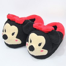 12 inches Mickey anime plush shoes slippers a pair