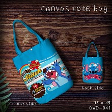 Stitch anime hand bag shopping bag