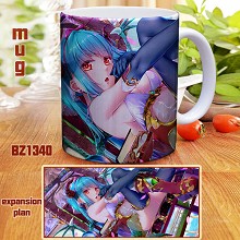 Vocaloid Hatsune Miku anime cup mug