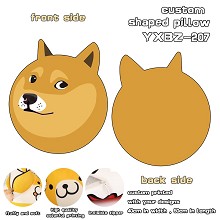 Doge custom shaped pillow
