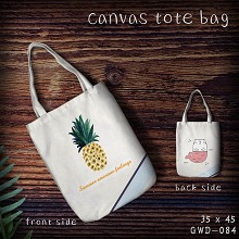 The anime canvas tote bag shopping bag