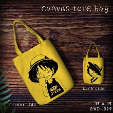 One Piece anime canvas tote bag shopping bag