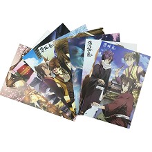 Hakuouki anime posters(8pcs a set)