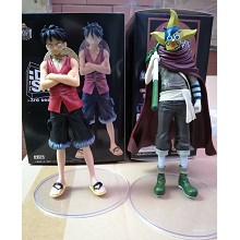 One Piece Luffy and Usop anime figures set(2pcs a set) 