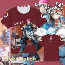 Overwatch Zarya t shirt