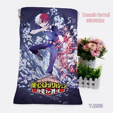 My Hero Academia anime towel