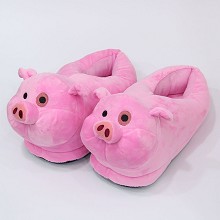 Gravity Falls pig plush shoes slippers a pair