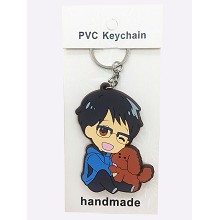 Yuri on Ice anime two-sided key chain